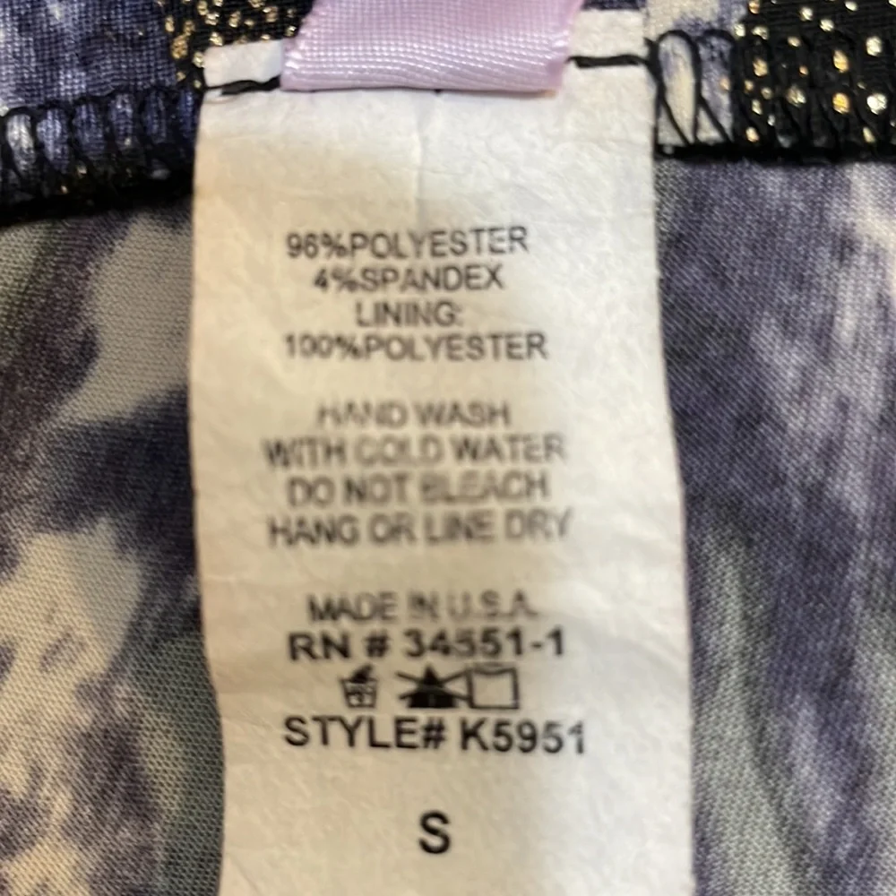 Navy Creme Black & Gold Strapless Leopard Top - Picture 7 of 9